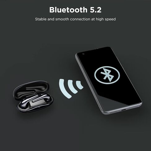 1MORE Comfobuds 2 سماعات داخل الأذن مع 4 ميكروفون سماعات أذن لاسلكية للألعاب 90 مللي ثانية بلوتوث 5.2 سماعة رأس لاسلكية حقيقية عميق باس 12 EQ USB-C شحن سريع in Kuwait