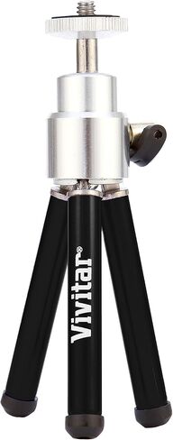 Vivitar VIV-MPT-100B 6-Inch Table Tripod (Black) in Saudi Arabia