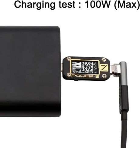 محول USB C مغناطيسي، موصل من النوع C، USB 3.1 480 ميجا بايت/ثانية PD، شحن سريع 100 وات - يدعم السرعة العالية، متوافق مع MacBook Pro/Matebook in Kuwait