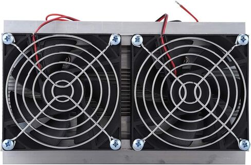 Bewinner Thermoelectric Semiconductor Radiator Cooler Refrigeration Cooling Fan Heat Sink System Kit,2 Cooling Fans, 2 Large Fans and 2 Cold Junction modules in Saudi Arabia