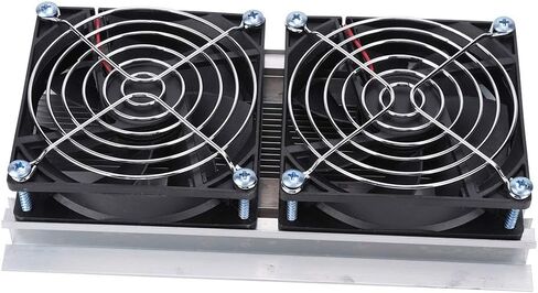 Bewinner Thermoelectric Semiconductor Radiator Cooler Refrigeration Cooling Fan Heat Sink System Kit,2 Cooling Fans, 2 Large Fans and 2 Cold Junction modules in Saudi Arabia