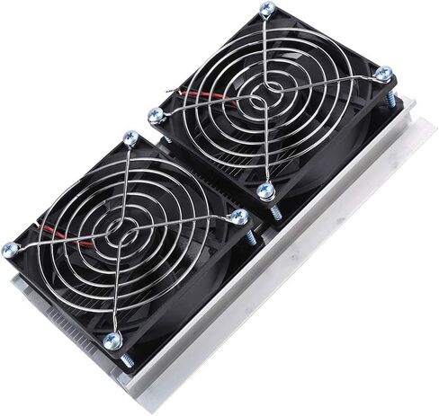Bewinner Thermoelectric Semiconductor Radiator Cooler Refrigeration Cooling Fan Heat Sink System Kit,2 Cooling Fans, 2 Large Fans and 2 Cold Junction modules in Saudi Arabia