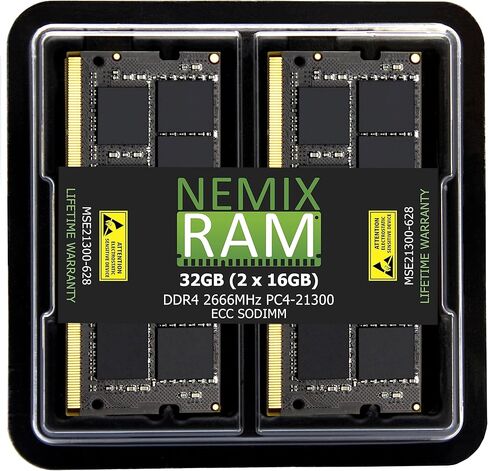 NEMIX RAM 8GB DDR4 2666MHZ PC4-21300 ECC SODIMM متوافق مع Synology Rackstation DS1823xs+ in Kuwait