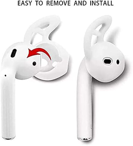 Loirtlluy 4 in 1 Anti-Lost Accessories for Airpods, Airpods Strap Magnetic Cord, Ear Hooks and Covers Compatible with Airpods 1 & 2, Airpods Watch Band Holder, Purple in Kuwait