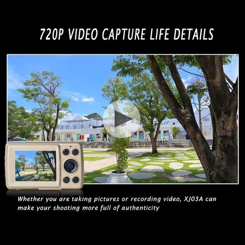 كاميرا MOFUCA الرقمية، كاميرات رقمية للنقطة والتقاط FHD 1080P كاميرا تسجيل فيديو مع كاميرا صغيرة مضادة للاهتزاز 4X تكبير للمراهقين والطلاب والأولاد (أسود) in Kuwait