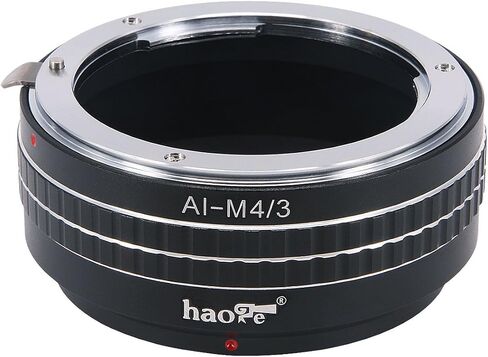 محول تركيب العدسة اليدوي Haoge لعدسة تثبيت Nikon Nikkor F/AI/AIS/D إلى كاميرا Olympus وPanasonic Micro Four Thirds MFT M4/3 M43 in Saudi Arabia