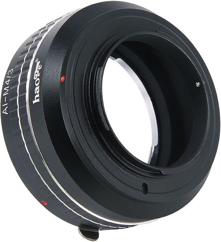 محول تركيب العدسة اليدوي Haoge لعدسة تثبيت Nikon Nikkor F/AI/AIS/D إلى كاميرا Olympus وPanasonic Micro Four Thirds MFT M4/3 M43 in Saudi Arabia