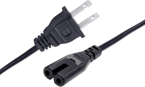 UL Listed Power Cord for Samsung 60" UN60ES6003F UN60ES6100F UN60J6200AFXZA UN65F9000AF UN65J6200AFXZA UN65JS8500F UN65KS8000FXZA UN75ES9000F UN75JU7100 TV Replacement 8ft Power Cord Cable in Saudi Arabia
