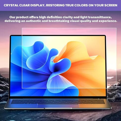 Verponity [2-Pack 14 Inch HD Anti-Blue Light Laptop Screen Protector, Premium PET Anti-Glare & Scratch-Proof Removable Laptop Screen Protector Shield Compatible with HP/Lenovo/Dell/Acer/ASUS…… in Kuwait