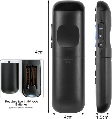 جهاز تحكم عن بعد بديل عالمي من iJiGui لتلفزيون Roku، متوافق مع أجهزة التلفاز الذكية من سلسلة Hisense Roku/TCL Roku/Sharp Roku/Onn Roku/Element Roku/Westinghouse Roku (ليس لـ Roku Stick and Box) in Kuwait