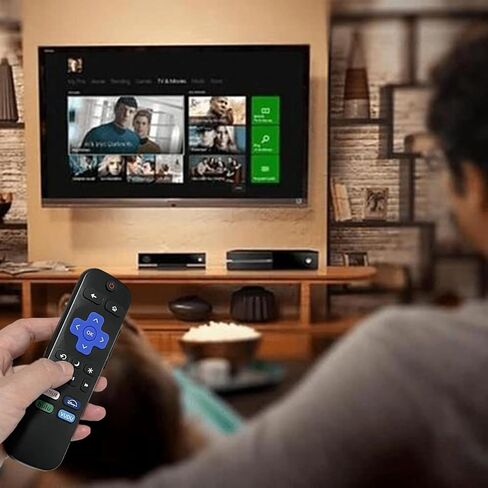 جهاز تحكم عن بعد بديل عالمي من iJiGui لتلفزيون Roku، متوافق مع أجهزة التلفاز الذكية من سلسلة Hisense Roku/TCL Roku/Sharp Roku/Onn Roku/Element Roku/Westinghouse Roku (ليس لـ Roku Stick and Box) in Kuwait