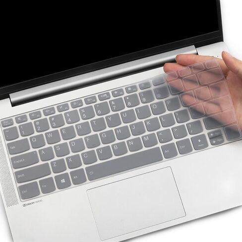 Keyboard Cover 2023 2022 New Lenovo Ideapad 3 14 Inch, 2023 2022 Lenovo Ideapad 1 14 inch, Ideapad 14ADA7 14ALC7 14IJL7 14IAU7 14AMN7 14ADA07 14ALC7 14 Inch Laptop Keyboard Protective Skin-Clear in Saudi Arabia