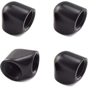 SDTC Tech 4-Pack G1/4" موصل موسع أنثى إلى أنثى بزاوية 90 درجة in Kuwait