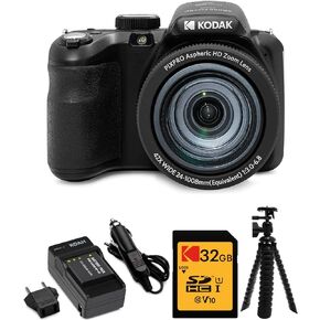 مجموعة الكاميرا الرقمية Kodak PIXPRO AZ425 Astro Zoom 20MP (أسود) in Saudi Arabia