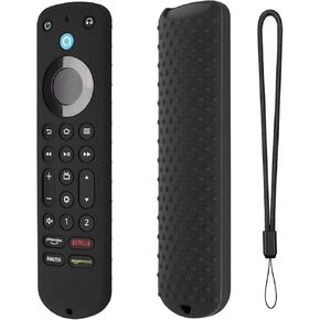 Silicone Cover for Voice Remote Pro 2022, Silicone Case Cover for Voice Remote Pro 2022 with Lanyard (Glow Green)