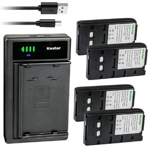 Kastar 1-Pack NP-55H Battery and LTD2 USB Charger Compatible with Sony CCD-TR44 CCD-TR440 CCD-TR440E CCD-TR450 CCD-TR45E CCD-TR45WH CCD-TR490E CCD-TR5 CCD-TR50 CCD-TR501E CCD-TR502E CCD-TR503E in Saudi Arabia