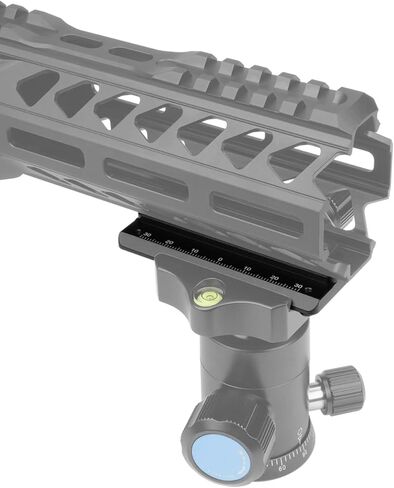 76 مم/2.99 بوصة معدنية Mlok M-LOK M Lok Rail حامل لوحة حامل ثلاثي القوائم مع صواميل T ومسامير إيقاف أمان لرأس الكرة الثلاثية Ballhead Arca Swiss RRS متوافقة مع in Kuwait