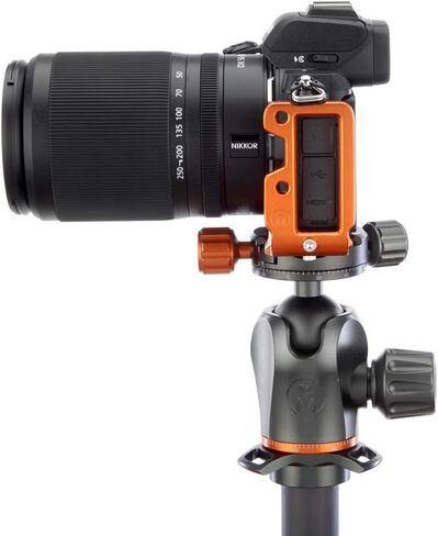 3 Legged Thing Zayla Dedicated Camera L-Bracket - Arca Swiss Compatible L-Bracket for Z50 Camera Landscape and Portrait Photography Available - Copper (Zayla-C) in Saudi Arabia
