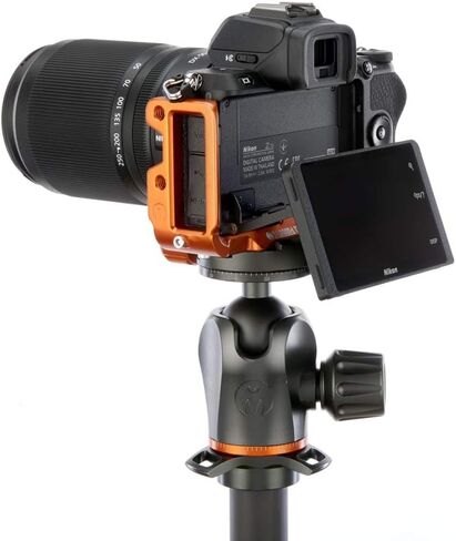 3 Legged Thing Zayla Dedicated Camera L-Bracket - Arca Swiss Compatible L-Bracket for Z50 Camera Landscape and Portrait Photography Available - Copper (Zayla-C) in Saudi Arabia