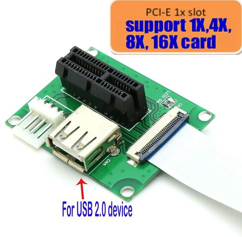 Sintech PCI-E Express X1/UB to M.2 A/E Key Adapter Card with FPC Cable in Saudi Arabia