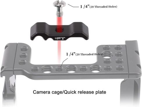 foto4easy Camera Cage Cable Clamp,Universal Cable Clamp Clip with 1/4"-20 Screw Mount for HDMI USB Power Cable Video Camera Cable in Saudi Arabia