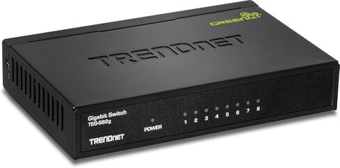 تم تجديد محول TRENDnet ذو 8 منافذ Gigabit GREENnet، TEG-S82G، (متجدد) in Kuwait