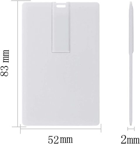 Aneew 32GB Pendrive White Credit Bank Card USB Flash Drive Memory Stick U Disk Gift in Kuwait