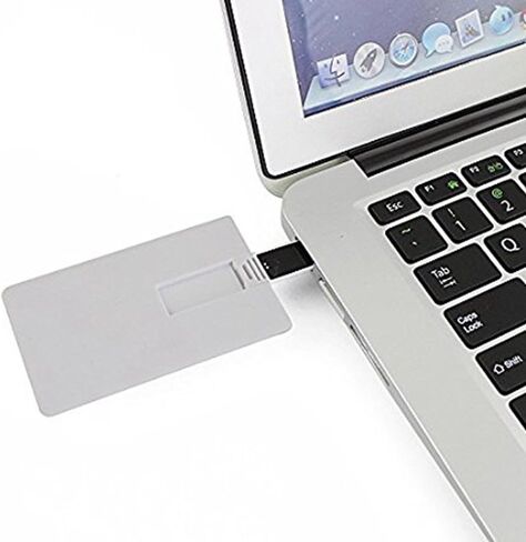 Aneew 32GB Pendrive White Credit Bank Card USB Flash Drive Memory Stick U Disk Gift in Kuwait