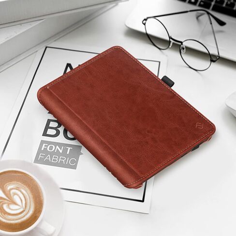حافظة Fintie لجهاز Kindle Fire HD 8 وHD 8 Plus اللوحي (يناسب إصدار الجيل الثاني عشر 2022 والجيل العاشر 2020) - غطاء واقٍ بحامل دوار 360 درجة مع إيقاظ تلقائي مزدوج للنوم، أسود in Kuwait