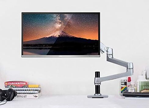 XSJ8013C سبائك الألومنيوم ذراع طويل للغاية LED شاشة LCD حامل طاولة لقط كامل الحركة مراقب جبل الدعم (فضي) in Kuwait