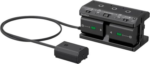 مجموعة محول شاحن بطاريات متعددة من سوني مع أربع بطاريات Sony Z-Series NP-FZ100 وحزمة حافظة صلبة (6 قطع) in Kuwait
