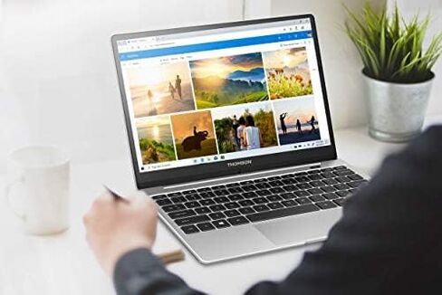 طومسون لابتوب نيو زد، 13 انش كوالكوم سناب دراجون، ويندوز 10 في وضع S، 4GB/64GB، رمادي داكن، فتحة 4G، بطارية طويلة الامد in Kuwait