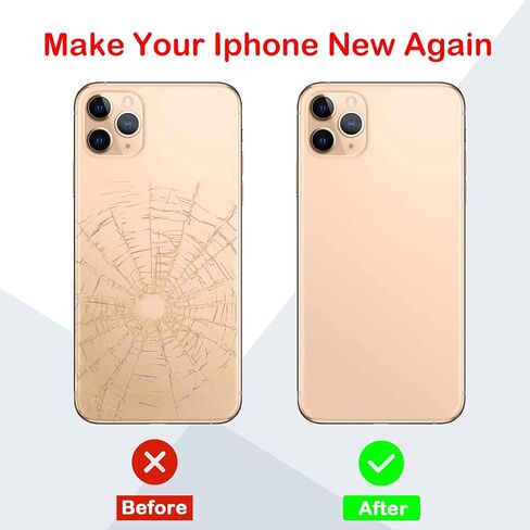 Phoupair OEM Rear Back Glass Replacement for iPhone 11 Pro Max 6.5 Inches with Professional Repair Tool Kit (Midnight Green) in Kuwait