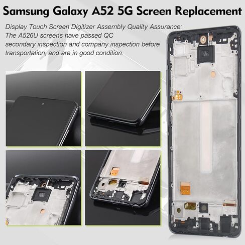 قطعة غيار لشاشة AMOLED لجهاز Samsung Galaxy A52 5G A526U A526W A525F A526B 6.5 بوصة LCD مع أدوات التحويل الرقمي باللمس مع أدوات (ليس لجهاز Galaxy A52s) in Kuwait