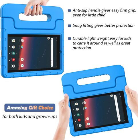 حافظة كمبيوتر لوحي LTROP Onn 7 Gen 3 2022، حافظة أطفال لجهاز Onn 7 Tablet 2022 موديل 100071481، حافظة كمبيوتر لوحي Onn 7 للأطفال، حافظة بمقبض قابل للتحويل وخفيفة الوزن مضادة للصدمات لجهاز Onn 7 بوصة، أخضر in Kuwait