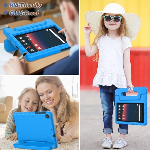 حافظة كمبيوتر لوحي LTROP Onn 7 Gen 3 2022، حافظة أطفال لجهاز Onn 7 Tablet 2022 موديل 100071481، حافظة كمبيوتر لوحي Onn 7 للأطفال، حافظة بمقبض قابل للتحويل وخفيفة الوزن مضادة للصدمات لجهاز Onn 7 بوصة، أخضر in Kuwait