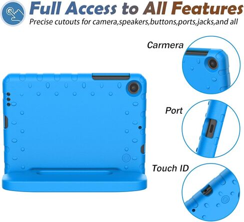 حافظة كمبيوتر لوحي LTROP Onn 7 Gen 3 2022، حافظة أطفال لجهاز Onn 7 Tablet 2022 موديل 100071481، حافظة كمبيوتر لوحي Onn 7 للأطفال، حافظة بمقبض قابل للتحويل وخفيفة الوزن مضادة للصدمات لجهاز Onn 7 بوصة، أخضر in Kuwait