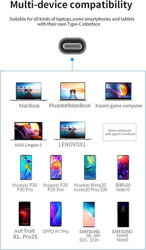 محطة شحن الكمبيوتر المحمول USB-C، محور USB C، محول متعدد المنافذ 6 في 1 USB C إلى HDMI مع 4K HDMI و3 USB3.0، وقارئ بطاقات SD/TF متوافق مع أجهزة الكمبيوتر المحمولة من النوع C (رمادي) in Kuwait