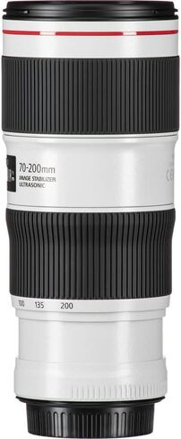 عدسة Canon EF 70-200mm f/4L is II USM (2309C002) مع طقم فلتر وحقيبة ظهر وبطاقة 64 جيجابايت وقارئ بطاقات وحامل ثلاثي مرن ومحفظة ذاكرة وحافظة غطاء ومجموعة تنظيف وحزام يد والمزيد (متجددة) in Saudi Arabia