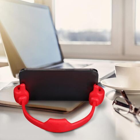 12 قطعة من حامل الابهام للابهام والجوال والتابلت على سطح المكتب، حامل ملون للتابلت والحمام بتصميم ديكوري محمول على شكل اقواس in Kuwait