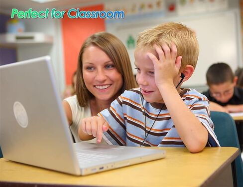 30 قطعة من سماعات الأذن للأطفال من QIDAIZUOEN، مجموعة من سماعات الأذن للفصول الدراسية المدرسية، مجموعة سماعات أذن للطلاب، سلكية للاستعمال مرة واحدة، متينة ومتعددة الألوان، مغلفة بشكل فردي في 6 ألوان in Kuwait