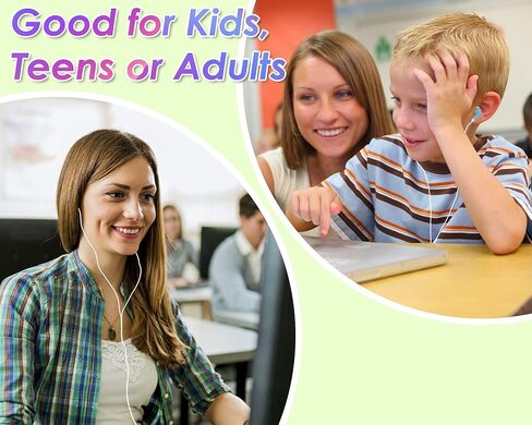 30 قطعة من سماعات الأذن للأطفال من QIDAIZUOEN، مجموعة من سماعات الأذن للفصول الدراسية المدرسية، مجموعة سماعات أذن للطلاب، سلكية للاستعمال مرة واحدة، متينة ومتعددة الألوان، مغلفة بشكل فردي في 6 ألوان in Kuwait