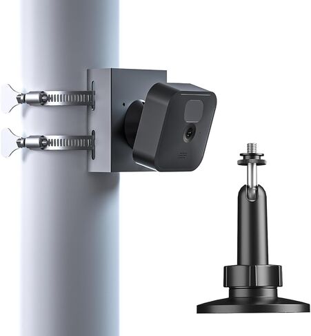 Zivif Outdoor Camera Mount Compatible with Blink XT/XT2 & Blink Outdoor (3rd Gen), Security Camera Pole Mount for Trail Camera or Solar Panels, 360° Rotating Adjustable Camera Wall Mount (Black) in Saudi Arabia