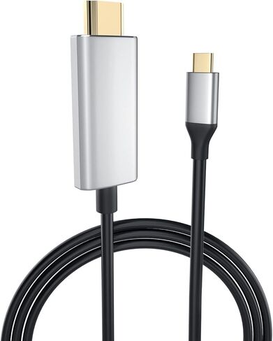 كابل USB C إلى HDMI ، NIAO-CHAO 6ft USB Type C إلى HDMI كابل 4K @ 30Hz لجهاز MacBook Pro ، MacBook Air ، iPad Pro ، HP ، XPS والمزيد in Kuwait