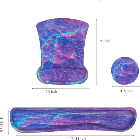 وسادة ماوس من الإسفنج الذكي مع دعم المعصم وسادة ماوس مريحة مع مسند معصم خفيف الوزن لسهولة الكتابة وتخفيف الألم مسند المعصم للكمبيوتر المحمول ، سطح المكتب ، لعبة ، المكتب ، المكتب ، in Kuwait