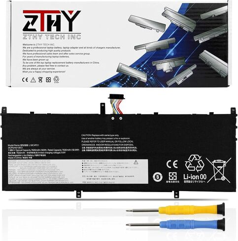 ZTHY L19C4PD1 L19D4PD1 L19M4PD1 استبدال بطارية الكمبيوتر المحمول Lenovo ideapad Yoga 6-13ARE05 6-13ALC6 Yoga C640-13IML LTE Series L19L4PD1 5B10W67329 5B10W67385 5B10U65274 7.68V 60Wh 7820mAh 4-Cell in Kuwait