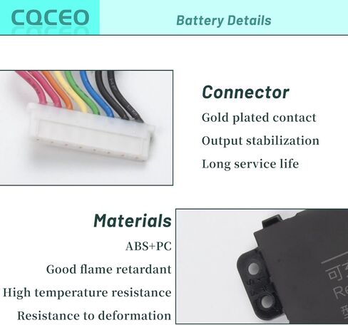CQCEO R14B01W بطارية كمبيوتر محمول بديلة لشاومي RedmiBook 14 16 XMA1901-AA/AG 41CP5/61/70 15.2V/48Wh/3160mAh in Kuwait