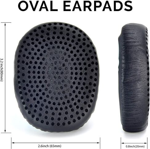 Riff Earpads - defean Replacement Ear Cushion Ear Pads Compatible with Skullcandy Riff Wireless On-Ear Headphones (Black) in Saudi Arabia