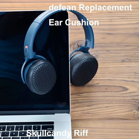 Riff Earpads - defean Replacement Ear Cushion Ear Pads Compatible with Skullcandy Riff Wireless On-Ear Headphones (Black) in Saudi Arabia