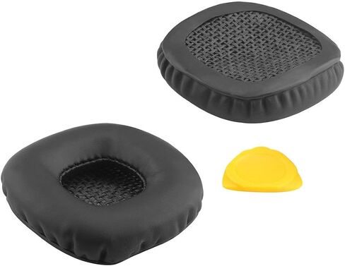 وسائد أذن بديلة من Geekria QuickFit لسماعات Marshall Major وMajor II وMajor 2 وسائد أذن لسماعات الرأس وأجزاء إصلاح غطاء أكواب الأذن (أسود) in Kuwait